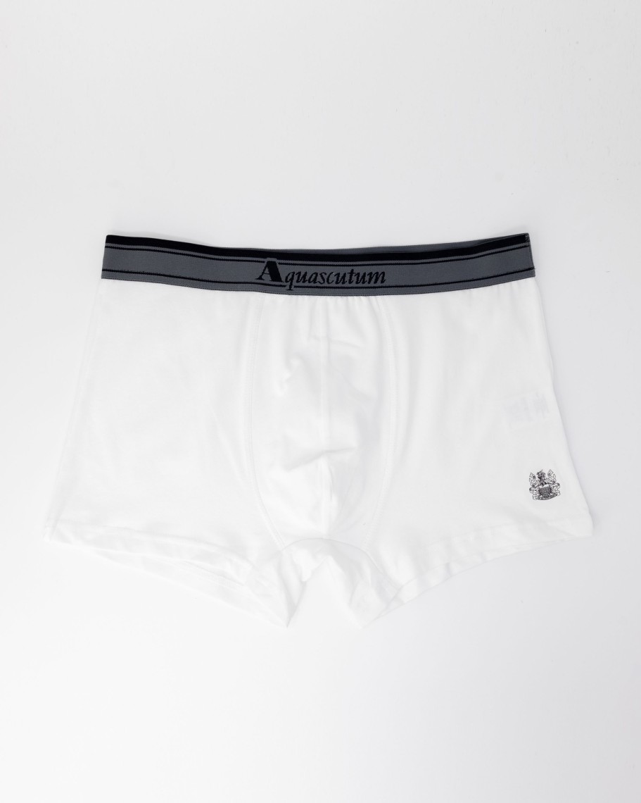 Uomo Aquascutum | Boxer Aquascutum Active Underwear Boxer Triple Pack Grigio