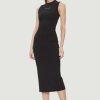 Donna Tommy Hilfiger | Vestito Midi Tommy Hilfiger Small Classict Nero