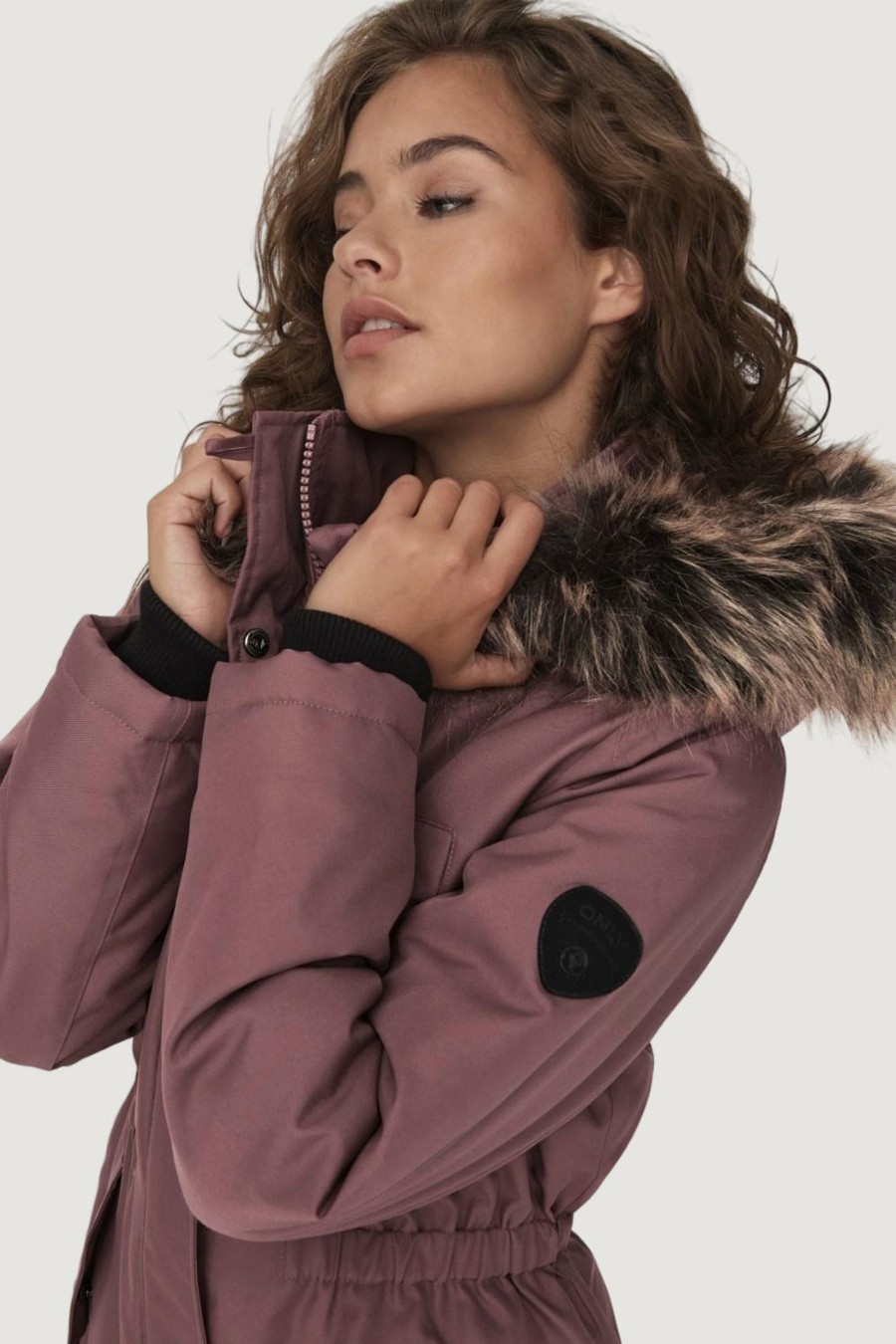 Donna Only | Parka Only Onliris Fur Winter Parka Cc 2023 Otw Rosa