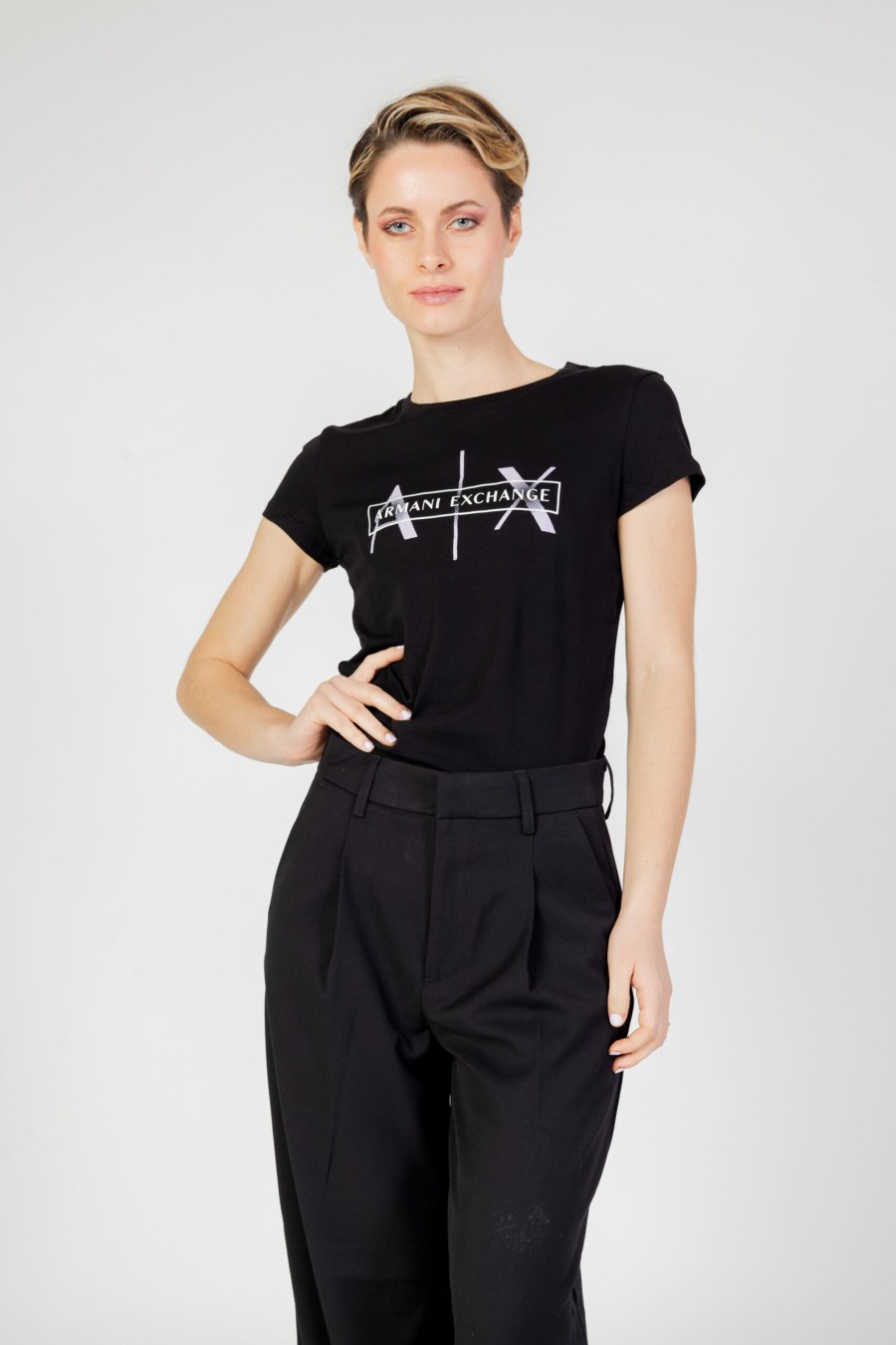 Donna Armani Exchange | T-Shirt Armani Exchange Nero