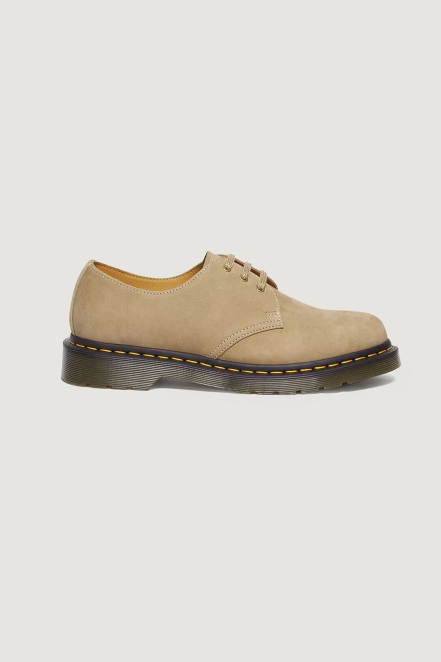 Uomo Dr. Martens | Scarpe Eleganti Dr. Martens 1461 Tumbled Nubuck+E.H.Suede Beige