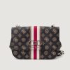 Donna Guess | Borsa Guess Nelka Crossbody Flap Marrone