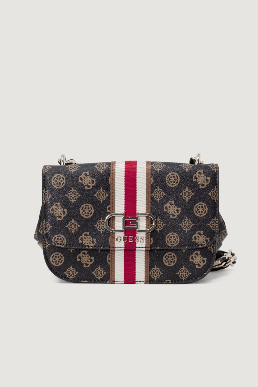 Donna Guess | Borsa Guess Nelka Crossbody Flap Marrone