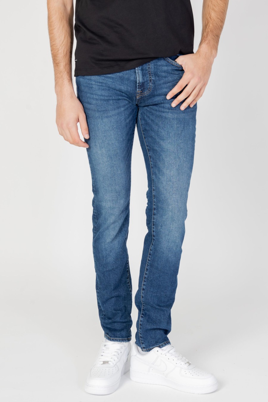 Uomo Gas | Jeans Gas Albert Simple Rev Denim