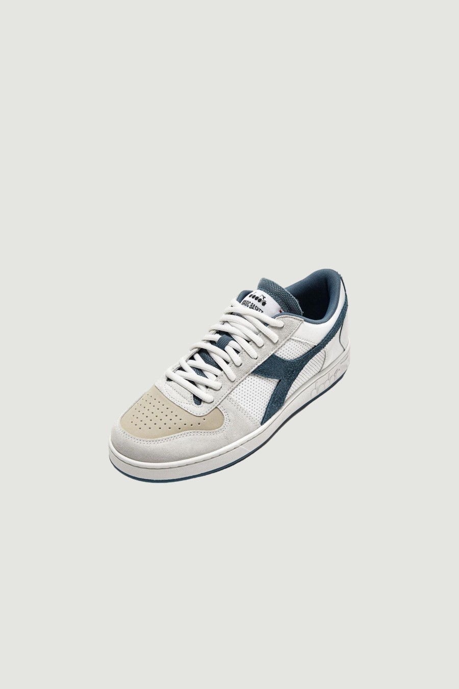 Uomo Diadora | Sneakers Diadora Magic Basket Low Neat Indigo