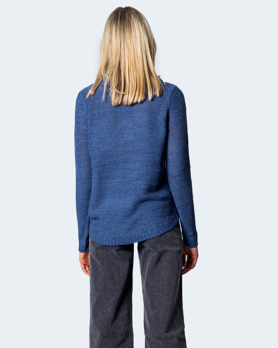 Donna Only | Maglione Only Onlgeena Xo L/S Knt Noos Blu Chiaro