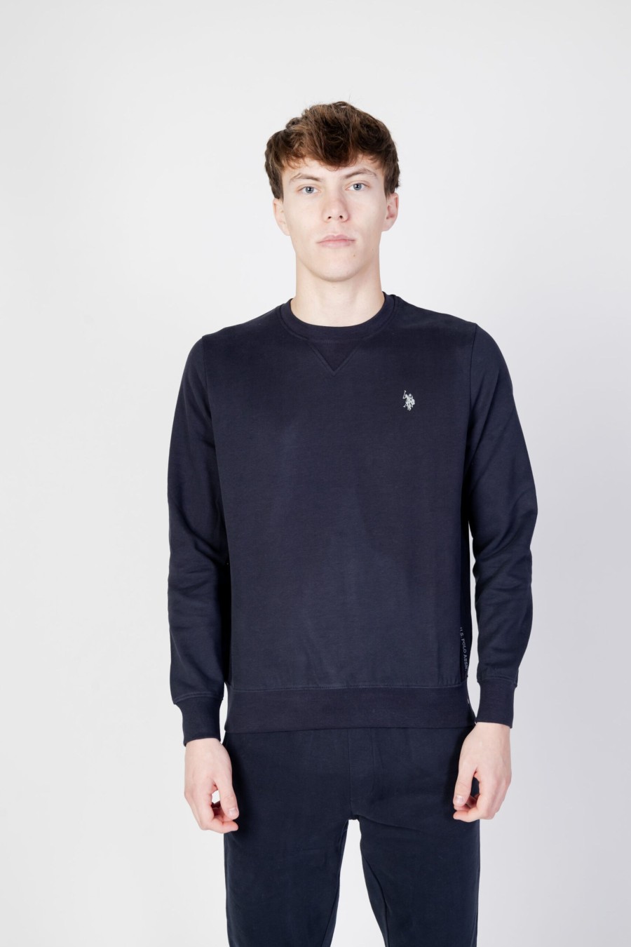 Uomo U.S. Polo Assn. | Maglione U.S. Polo Assn. Broo Mhpd Blu