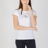 Donna Calvin Klein | T-Shirt Calvin Klein Sequin Bianco