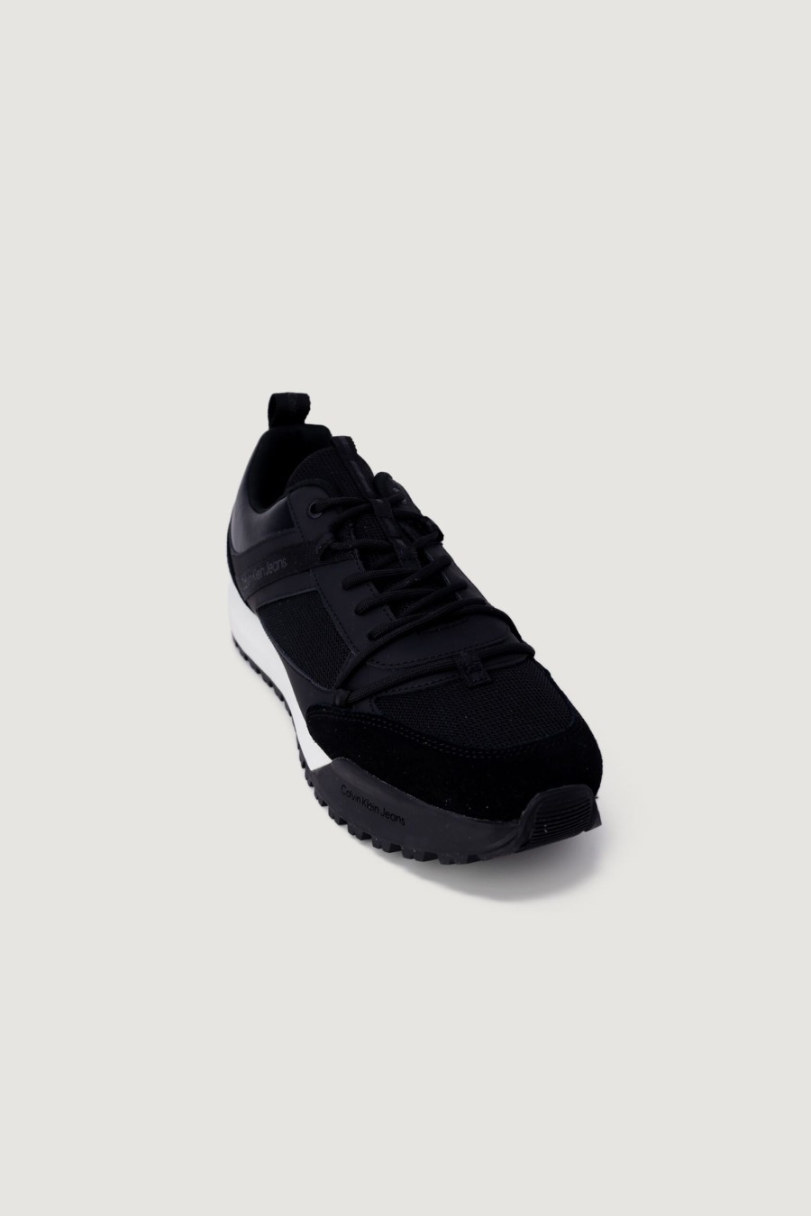 Uomo Calvin Klein | Sneakers Calvin Klein Toothy Runner Low La Nero