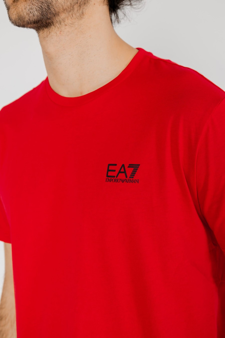 Uomo EA7 | T-Shirt Ea7 Rosso