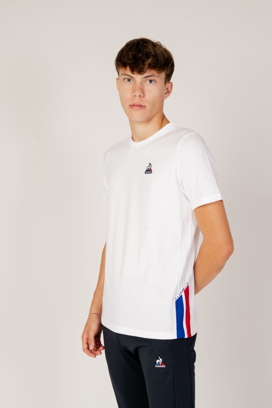 Uomo Le Coq Sportif | T-Shirt Le Coq Sportif - Bianco