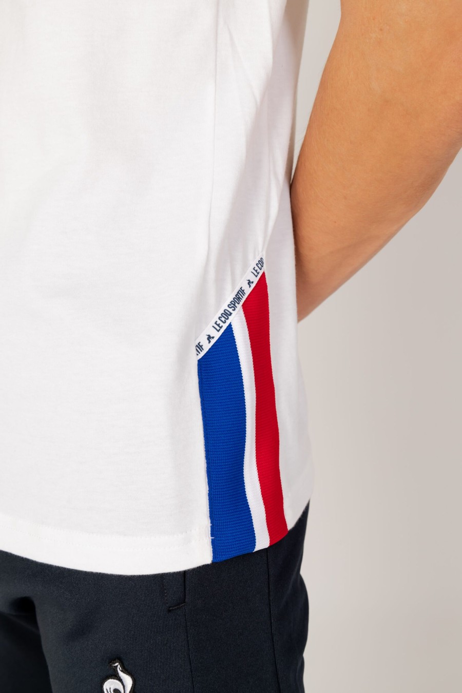 Uomo Le Coq Sportif | T-Shirt Le Coq Sportif - Bianco