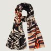 Donna Desigual | Pashmina Desigual Patch Zebra Beige