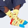 Donna Happy Socks | Calzini Happy Socks Sunny Days 1/2 Crew Sock Giallo