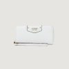 Donna Guess | Portafoglio Grande Guess Eco Brenton Slg Lrg Bianco