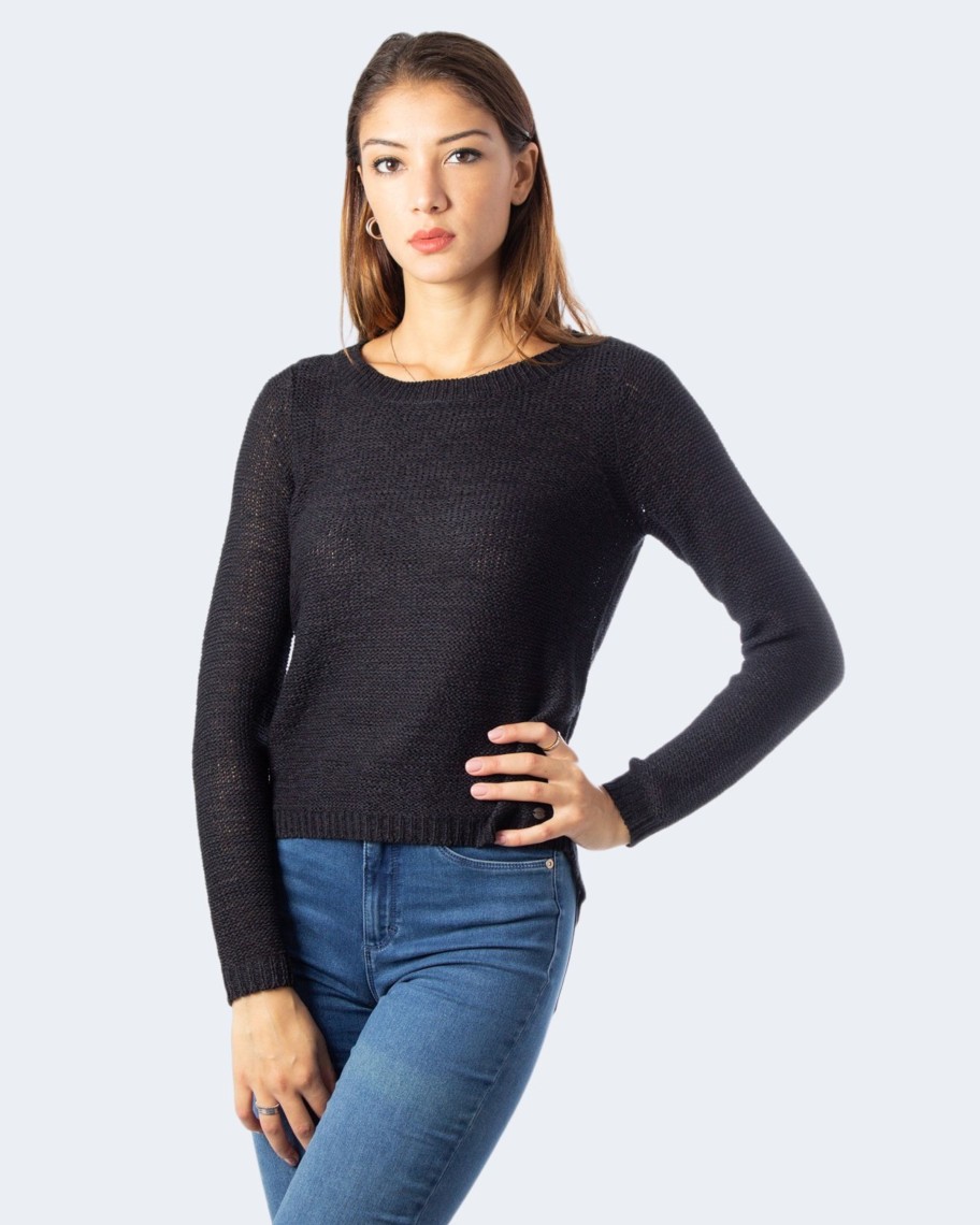 Donna Only | Maglione Only Onlgeena Xo L/S Knt Noos Nero