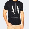 Uomo Armani Exchange | T-Shirt Armani Exchange Nero