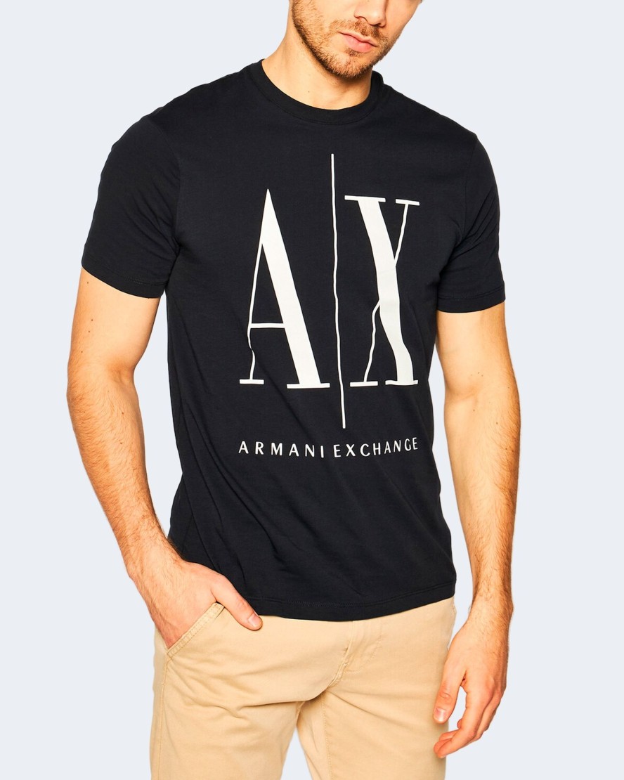 Uomo Armani Exchange | T-Shirt Armani Exchange Nero