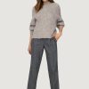 Donna Only | Pantaloni Regular Only Onlshay Hw Hb Pull-Up Pant Tlr Grigio