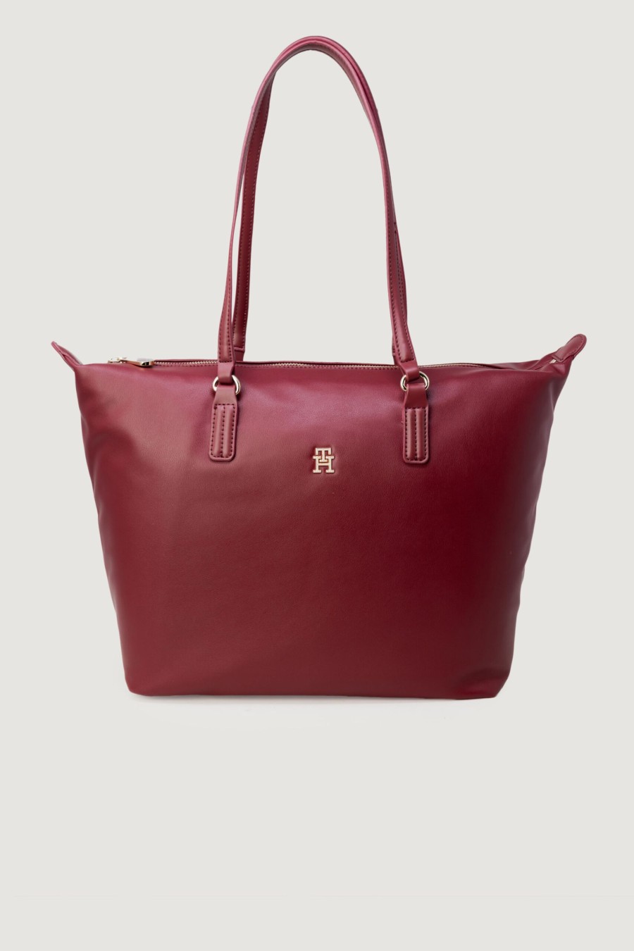 Donna Tommy Hilfiger | Borsa Tommy Hilfiger Poppy Plus Tote Rosso