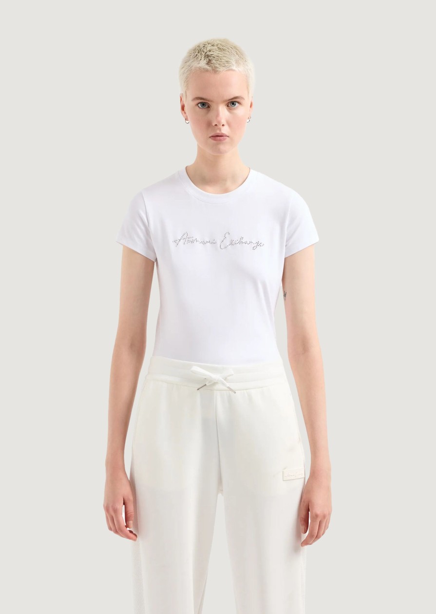 Donna Armani Exchange | T-Shirt Armani Exchange Bianco