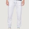 Uomo Jack Jones | Pantaloni Sportivi Jack Jones Jpstgordon Jjglobus Bianco