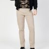 Uomo Borghese | Pantaloni Borghese 3Wpaz3 Tw31 Beige Chiaro