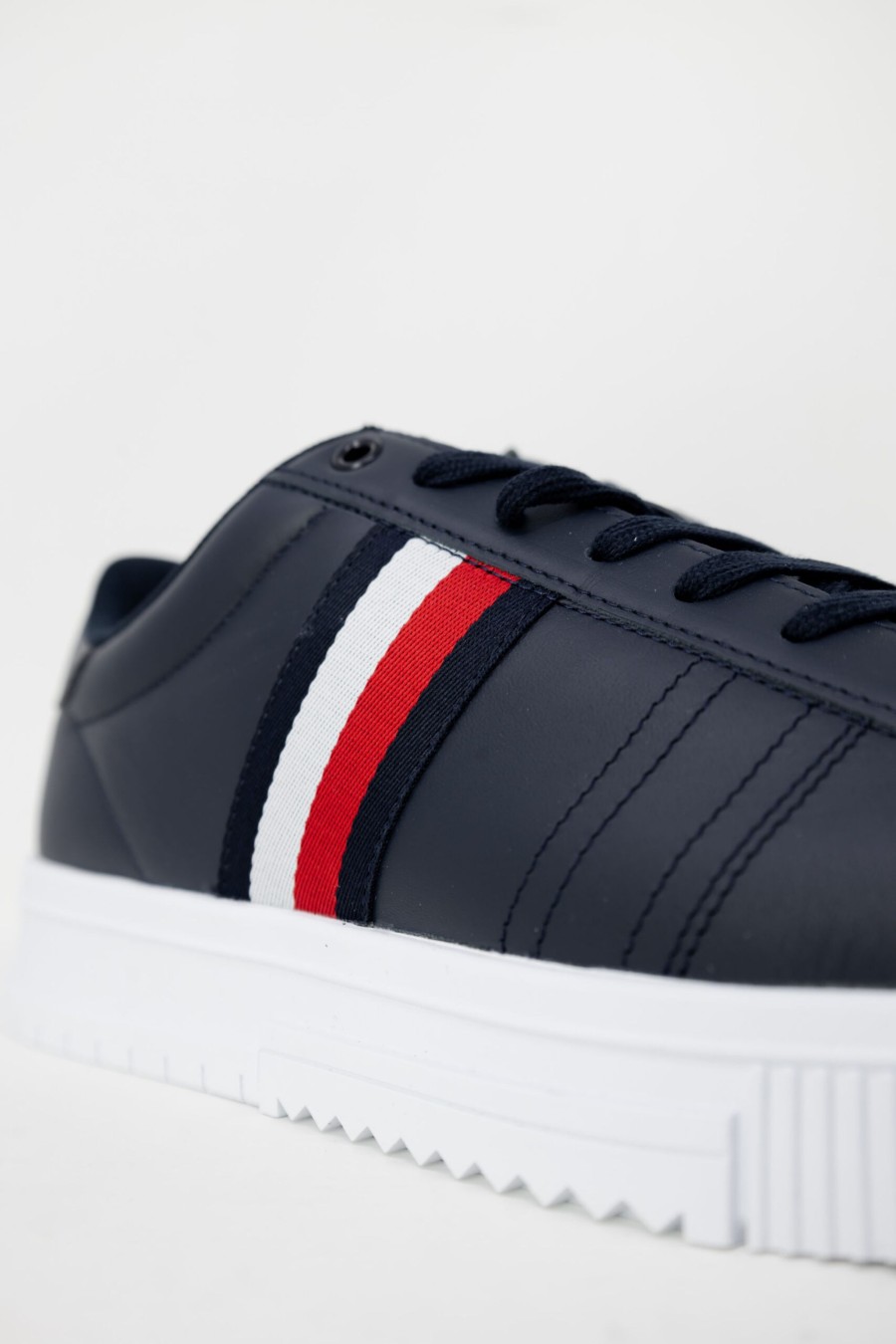 Uomo Tommy Hilfiger | Sneakers Tommy Hilfiger Supercup Leather Blu