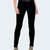 Donna Only | Jeans Skinny Only Onlblush Mid Sk Ak Raw Rea2343 Noos Nero