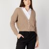 Donna Hanny Deep | Cardigan Hanny Deep Beige Scuro