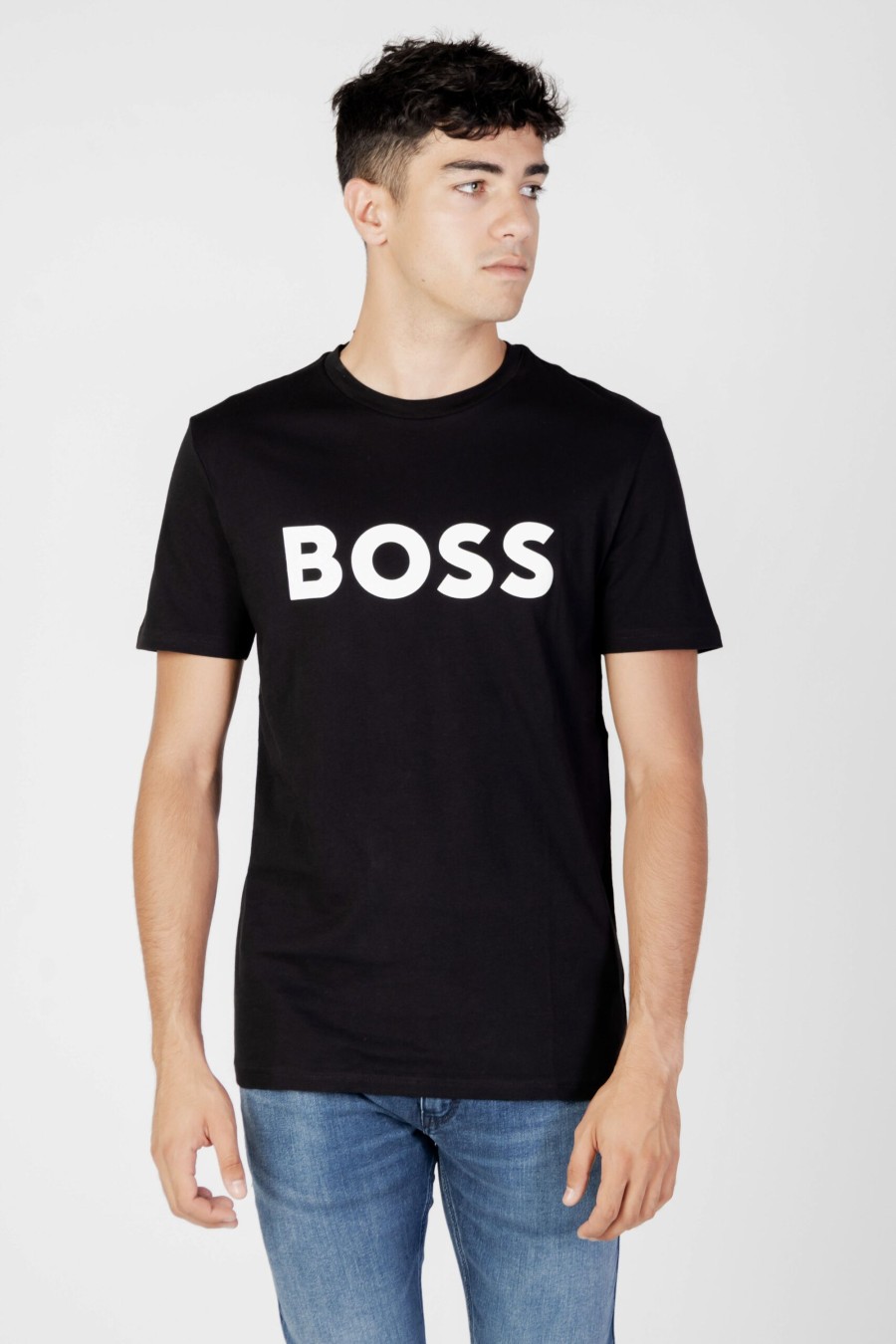 Uomo Boss | T-Shirt Boss Thinking 1 Nero