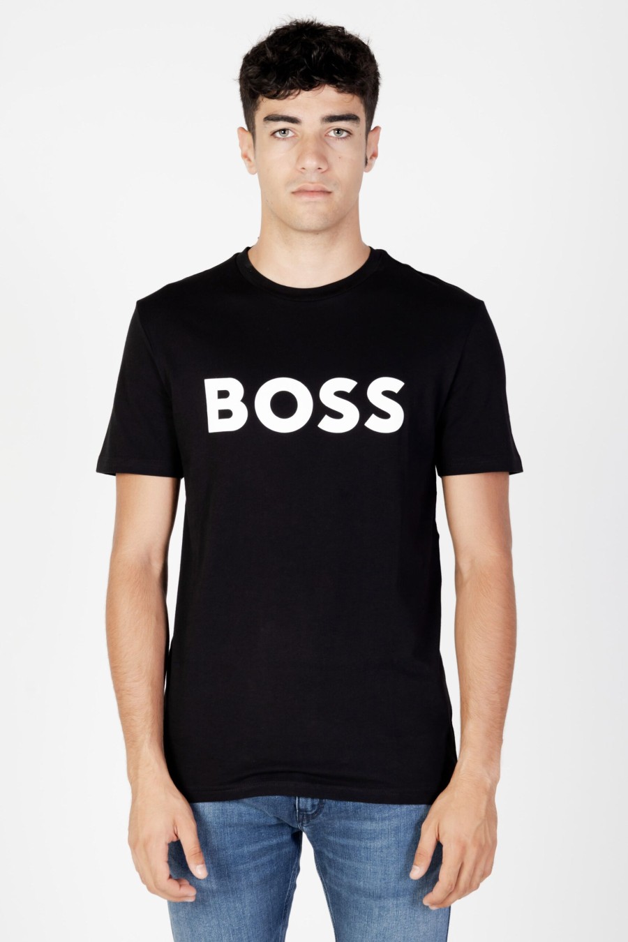 Uomo Boss | T-Shirt Boss Thinking 1 Nero