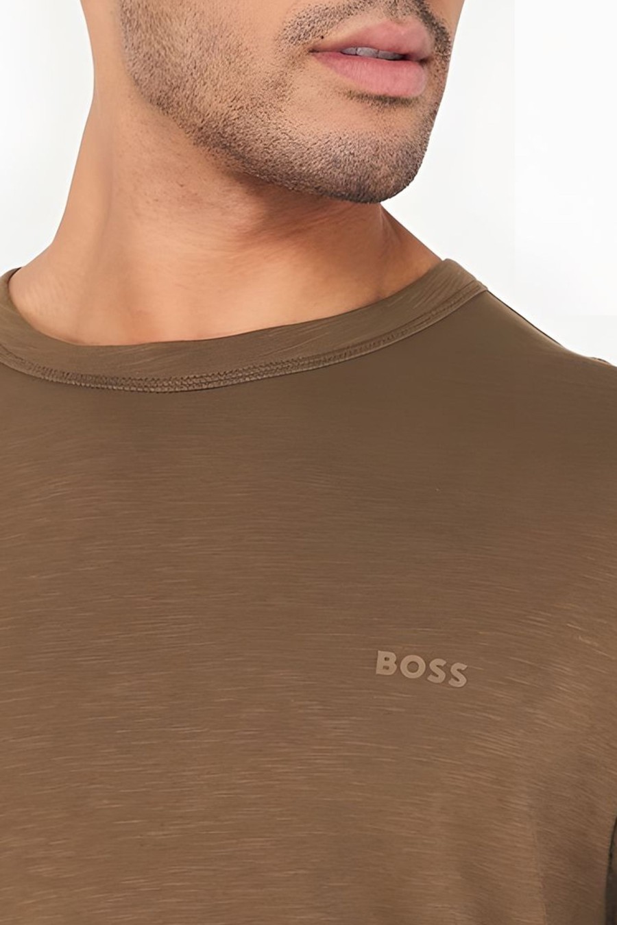 Uomo Boss | T-Shirt Boss Tegood 10240843 01 Verde