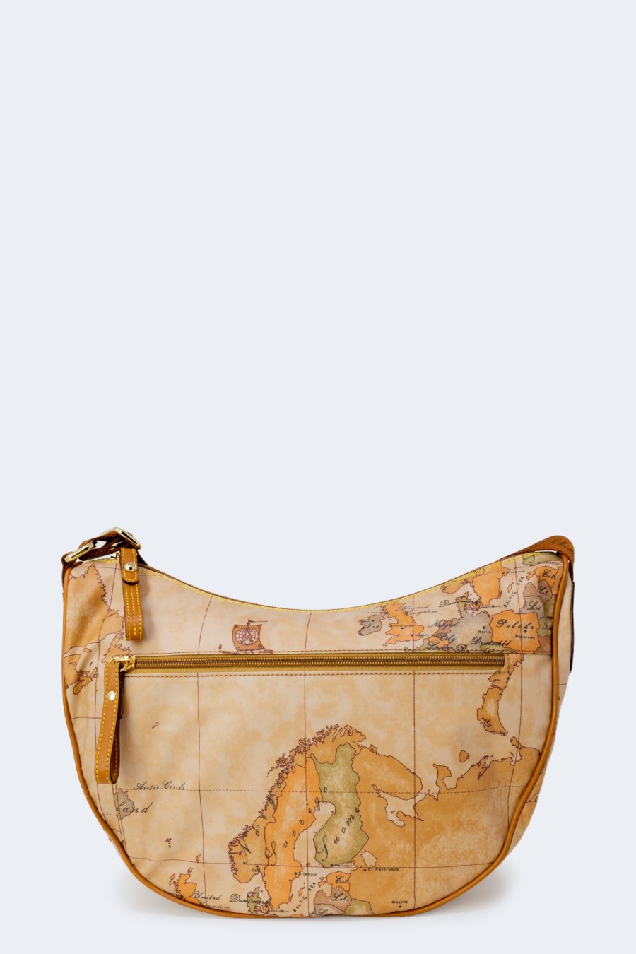 Donna Alviero Martini Prima Classe | Borsa Alviero Martini Prima Classe Tracolla Con Tasca Beige