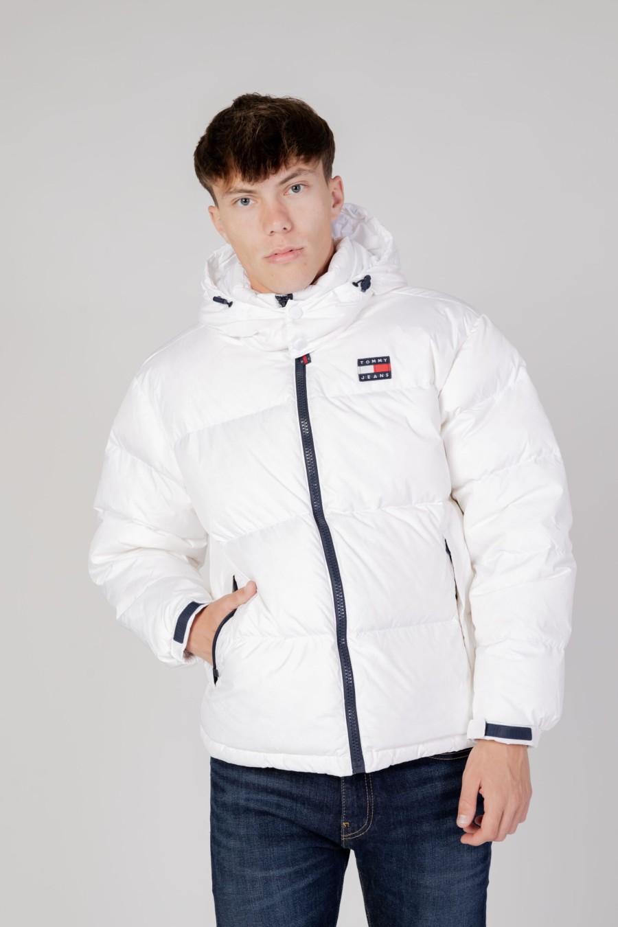 Uomo Tommy Hilfiger | Piumino Tommy Hilfiger Tjm Alaska Puffer Bianco