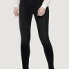 Donna Only | Jeans Skinny Only Blush Life Mid Ank Raw Rea1099 Noos Nero