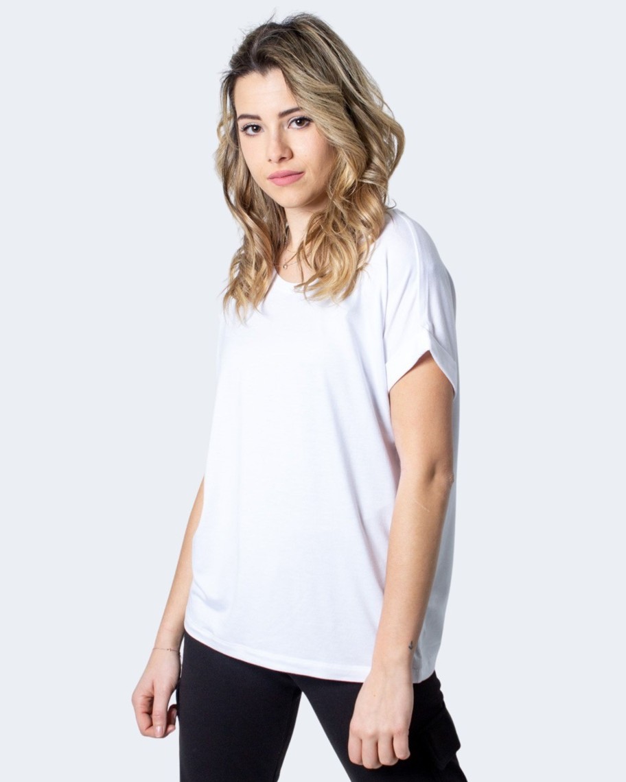 Donna Only | T-Shirt Only Onlmoster S/S O-Neck Top Noos Jrs Bianco