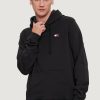 Uomo Tommy Hilfiger | Felpa Con Cappuccio Tommy Hilfiger Reg Badge Nero