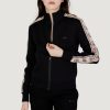 Donna Guess | Felpa Senza Cappuccio Guess Active Britney Full Zip Nero