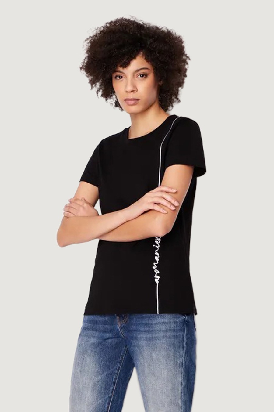 Donna Armani Exchange | T-Shirt Armani Exchange Nero