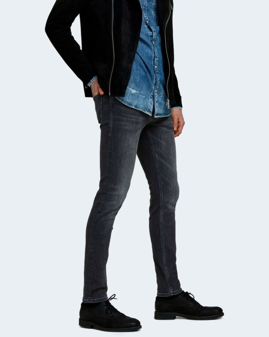 Uomo Jack Jones | Jeans Skinny Jack Jones Jjiglenn Jjoriginal Am 817 Noos Nero