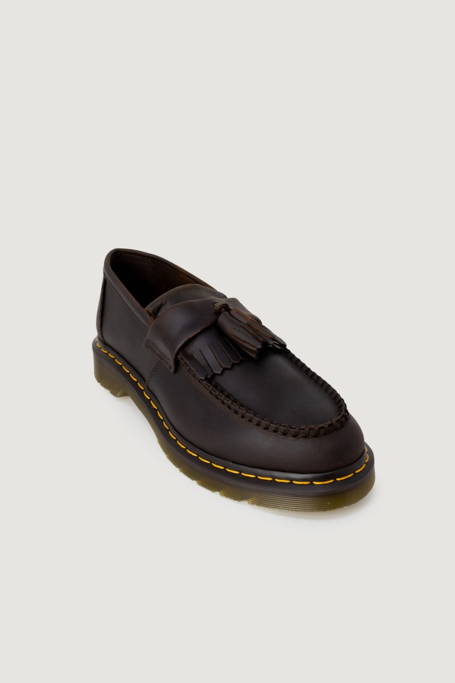 Uomo Dr. Martens | Scarpe Eleganti Dr. Martens Adrian Crazy Horse Marrone