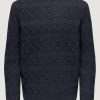 Uomo Only & Sons | Maglione Only & Sons Onswade Reg 5 Struc Roll Neck Knit Blue Scuro