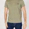 Uomo U.S. Polo Assn. | T-Shirt U.S. Polo Assn. Mick Verde Oliva