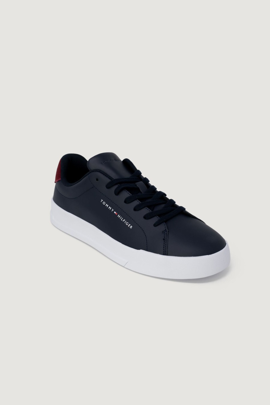 Uomo Tommy Hilfiger | Sneakers Tommy Hilfiger Court Leather Blu