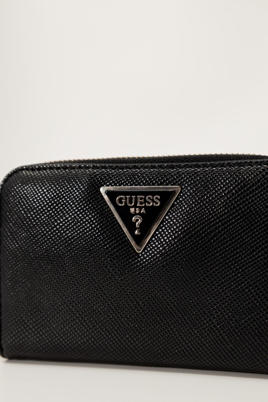 Donna Guess | Portafoglio Piccolo Guess Laurel Slg Card & Co Nero