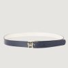 Donna Tommy Hilfiger | Cinta Tommy Hilfiger Th Logo Rev 3.0 Blue Scuro