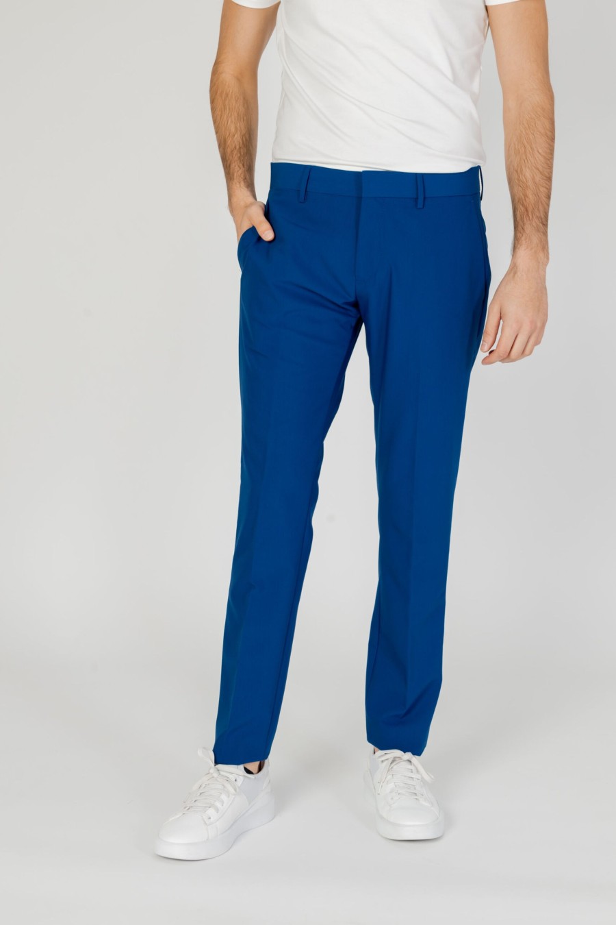 Uomo Antony Morato | Pantaloni Da Completo Antony Morato Bonnie Blu