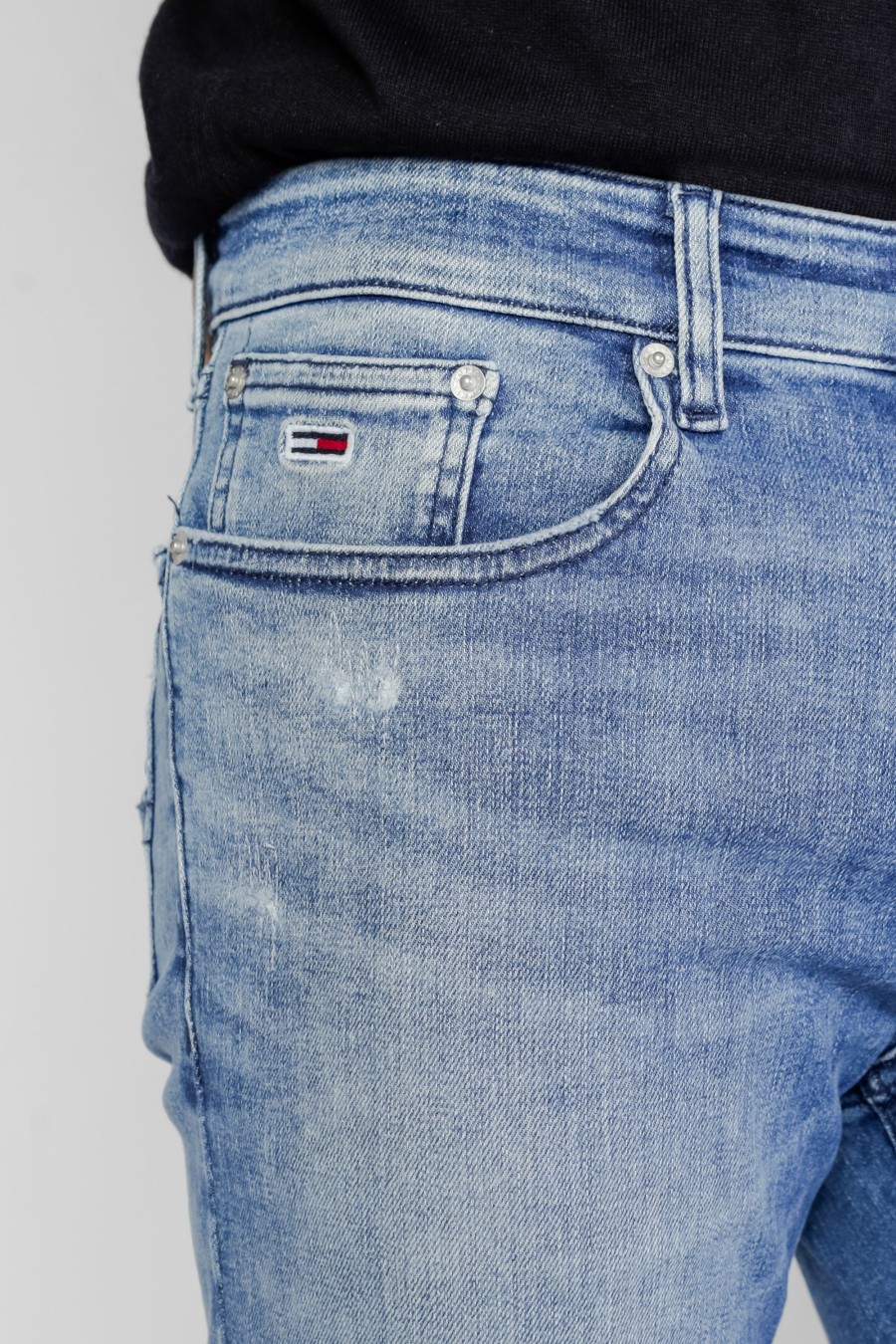 Uomo Tommy Hilfiger | Jeans Tapered Tommy Hilfiger Austin Tprd Ah3 Denim