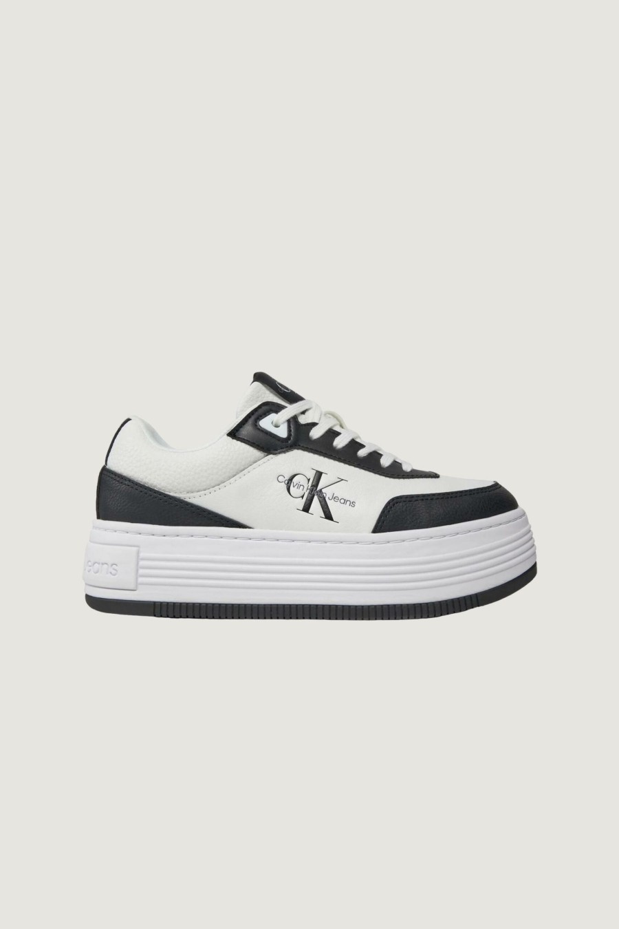 Donna Calvin Klein | Sneakers Calvin Klein Bold Flatf Low Lace Black-White